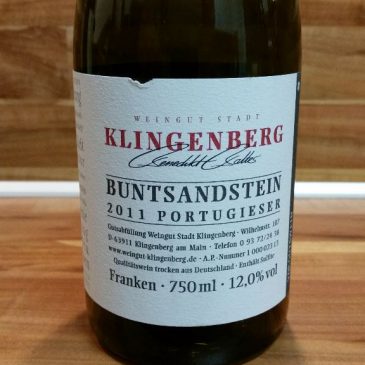Weingut der Stadt Klingenberg, Franken – Buntsandstein Portugieser trocken 2011