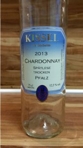 Kissel, Pfalz – Chardonnay Spätlese trocken 2013