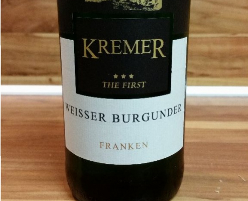 Kremers Winzerhof, Franken – Großheubacher Bischofsberg Weißer Burgunder The First trocken 2012