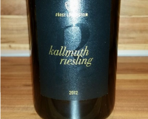 Fürst Löwenstein, Franken – Homburger Kallmuth Riesling „R“ trocken 2012
