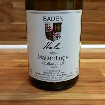 Bernhard Huber, Baden – Malterdinger Spätburgunder trocken 2013