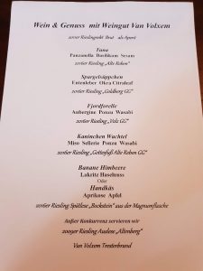 Wein&Genuss mit Van Volxem im Restaurant SchauMahl in Offenbach