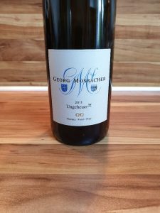 Georg Mosbacher, Pfalz - Forster Ungeheuer Riesling GG 2011
