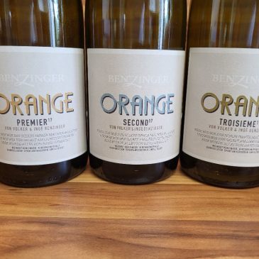 Benzinger, Pfalz – Orange Premier, Second, Troisieme 2017 – Ein Naturweinexperiment